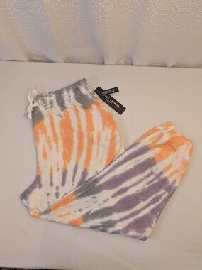 Lounge Pants 2X Tie Dye Joggers Sweatpants Crop Ankle French Laundry Plus Size